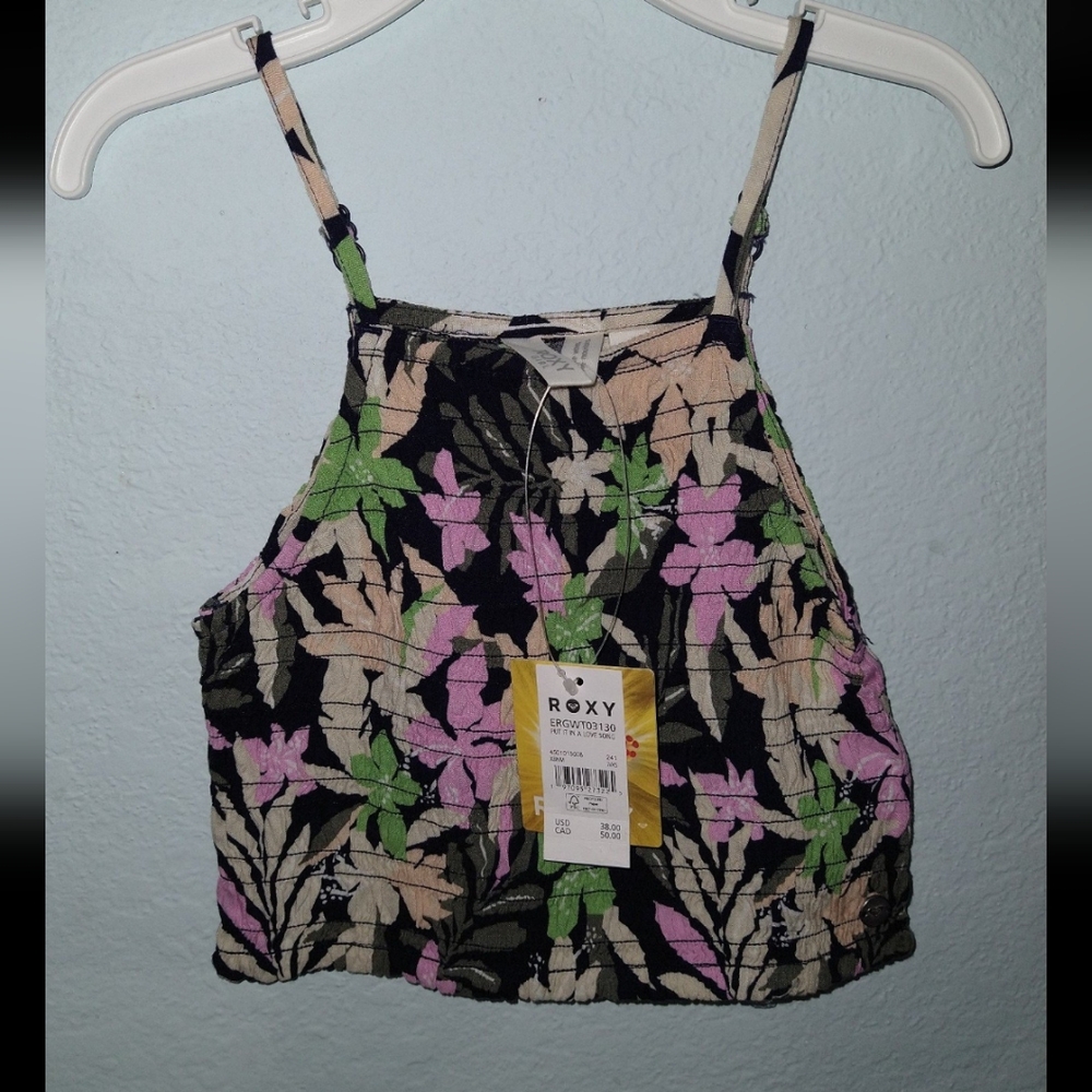 Roxy Floral Crop Top